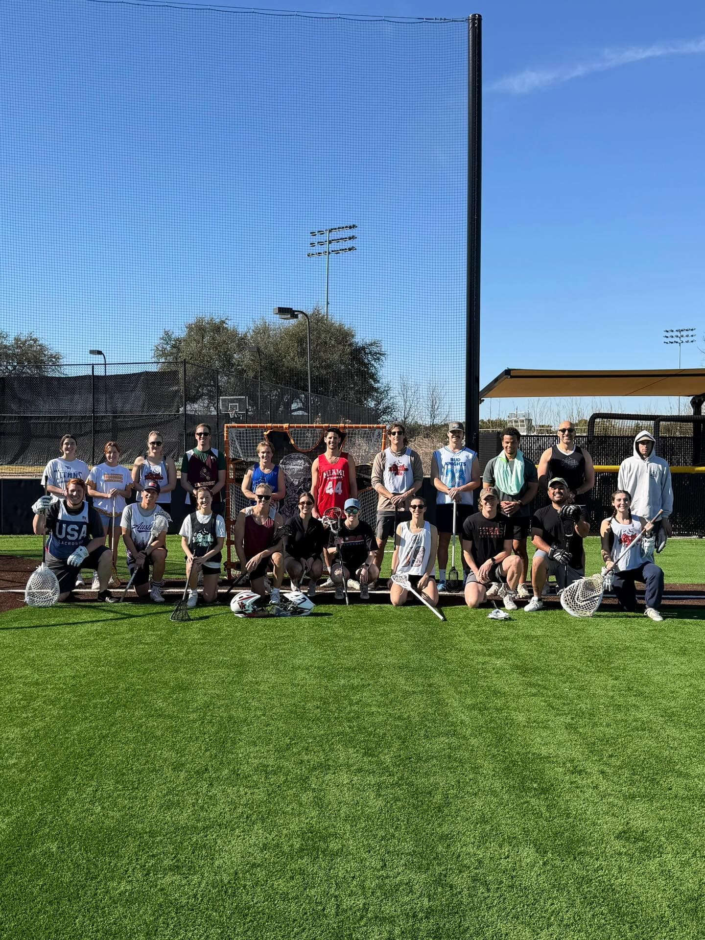 Coed Lax ATX group photo